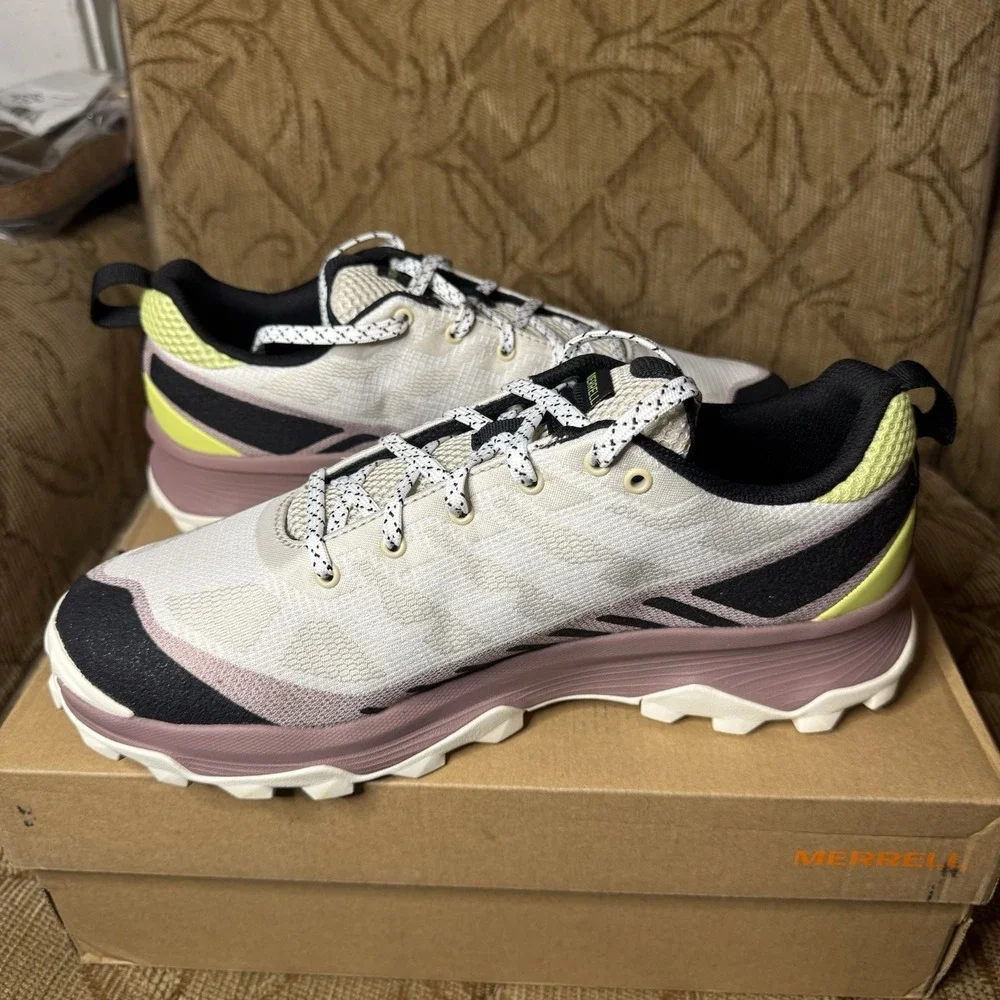 Merrell Speed Eco‎ Waterproof Hiking Shoe-Oyster Burlwood Color-Women's 11 Nice!